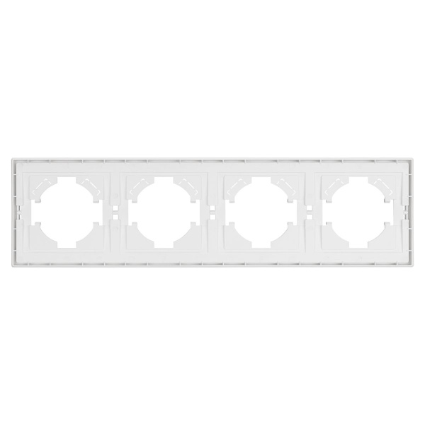 Рамка пластиковая FRM-TENDO-PL-4-WH Arlight 053847