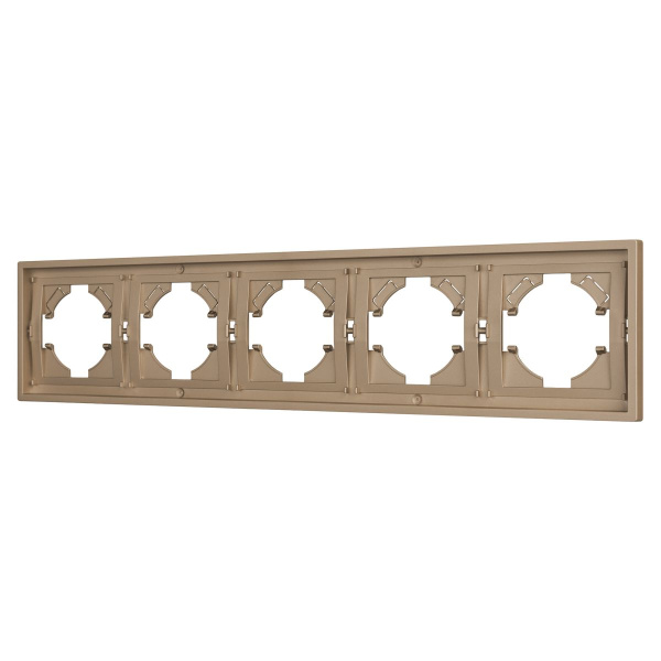 Рамка пластиковая FRM-TENDO-PL-5-GD Arlight 053854