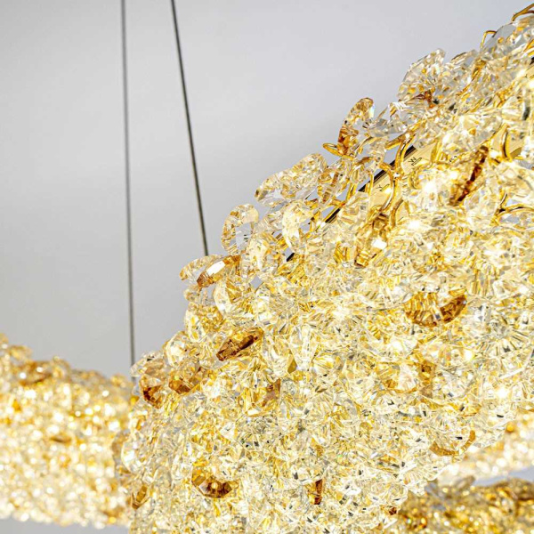 Подвесная светодиодная люстра Modelux Modestyle MS.6000.800.500 GD