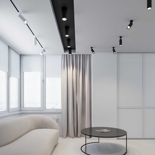 Светодиодный спот Elektrostandard Diffe 85252/01 черный a058246