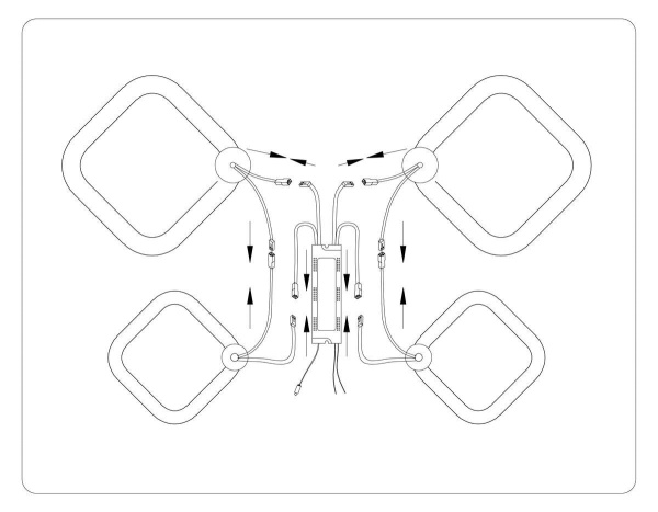 Потолочная светодиодная люстра Ambrella light Acrylica Original FA3822