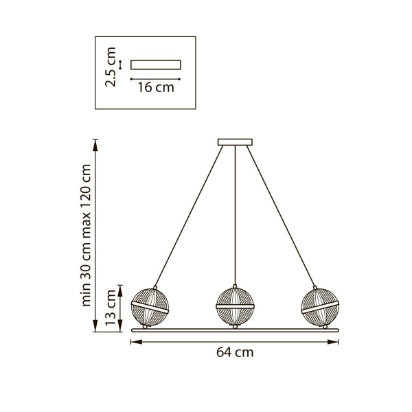 Люстра подвесная Acrile G9 Lightstar 737063