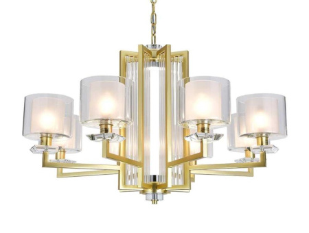 Подвесная люстра Newport 4408+1/C mat.gold М0071514