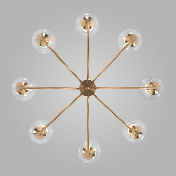 Подвесная люстра Eurosvet Spritz 70217/8 латунь