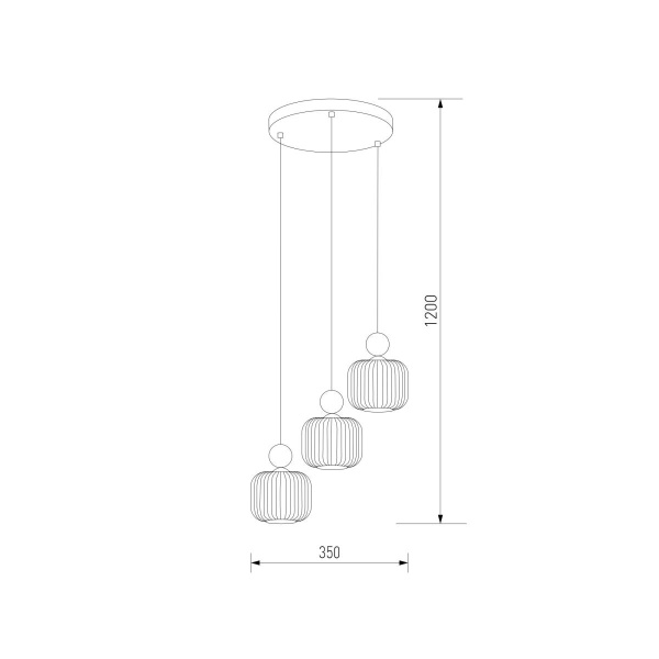Подвесной светильник TK Lighting 11050 Ballo a071816