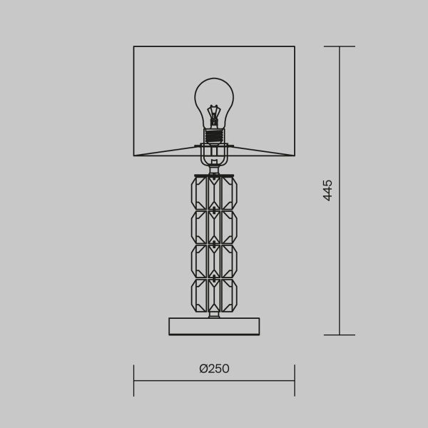 Настольная лампа Maytoni Talento DIA008TL-01CH
