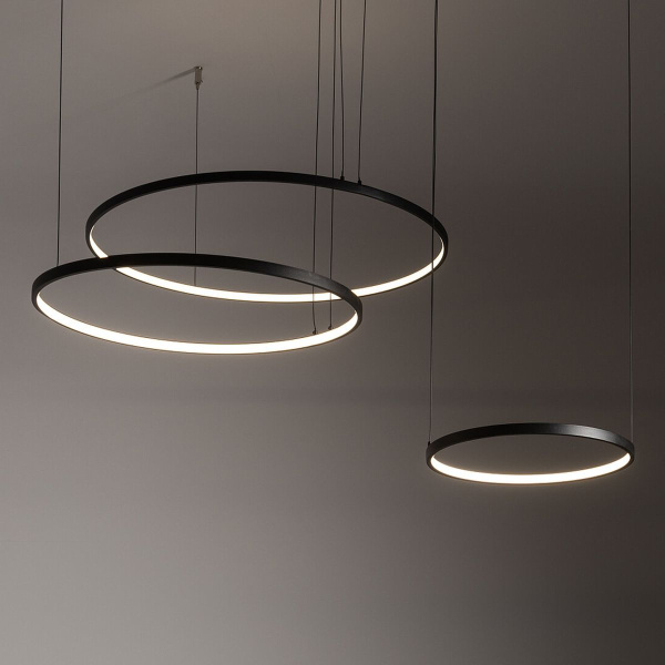 Подвесная люстра Nowodvorski Circolo Led Black 10867