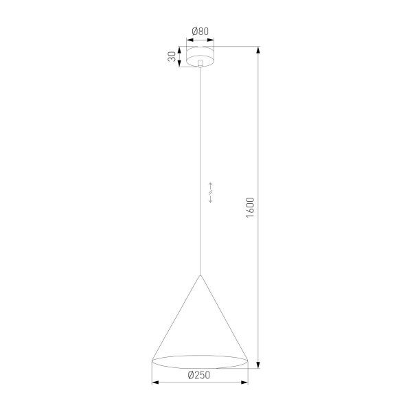 Подвесной светильник TK Lighting 10037 Cono a068513