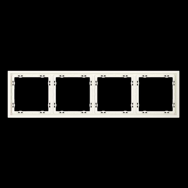 Рамка пластиковая S70 на 4 пост, (хлопок) Voltum VLS100413