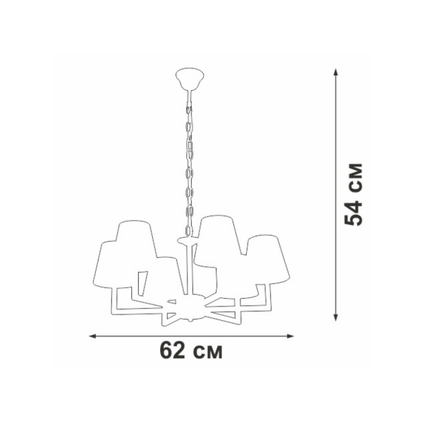 Подвесная люстра Vitaluce V3939-1/6