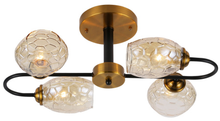 Б0054855 Люстра Rivoli Moonless 3126-304 4 х Е14 40 Вт модерн