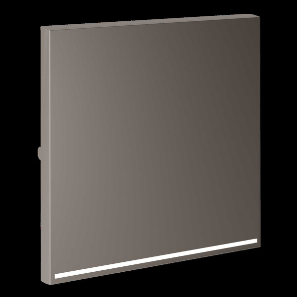 Клавиша для выключателя/переключателя одноклавишного с подсветкой, S70 (капучино) Voltum VLS000214