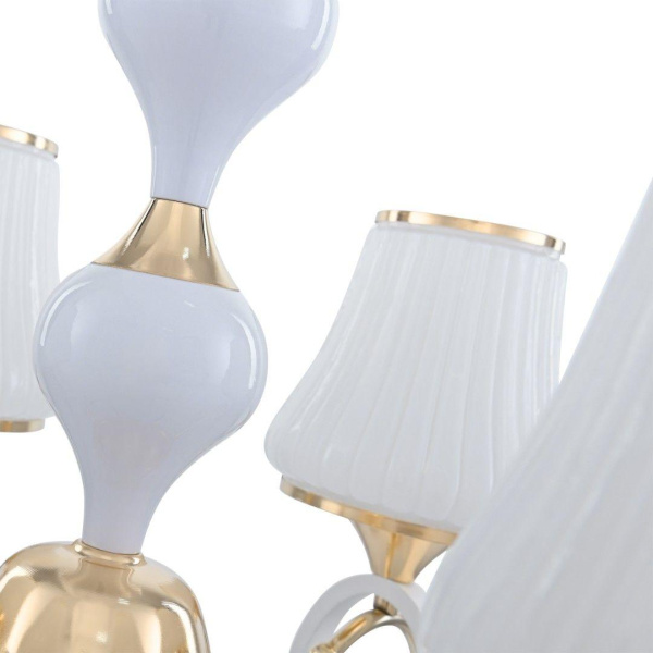 Подвесная люстра Arte Milano Florentia-2387 302387/5 Wh/Gd