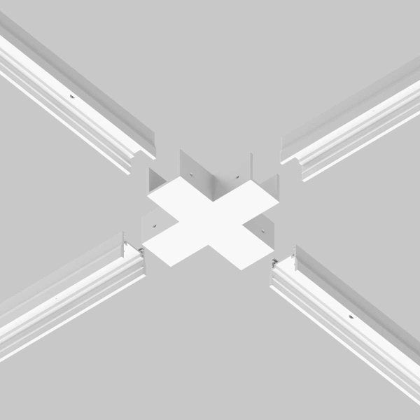 Коннектор X-образный Maytoni Outdoor для профиля Elasity IP O-TR001-CC-W