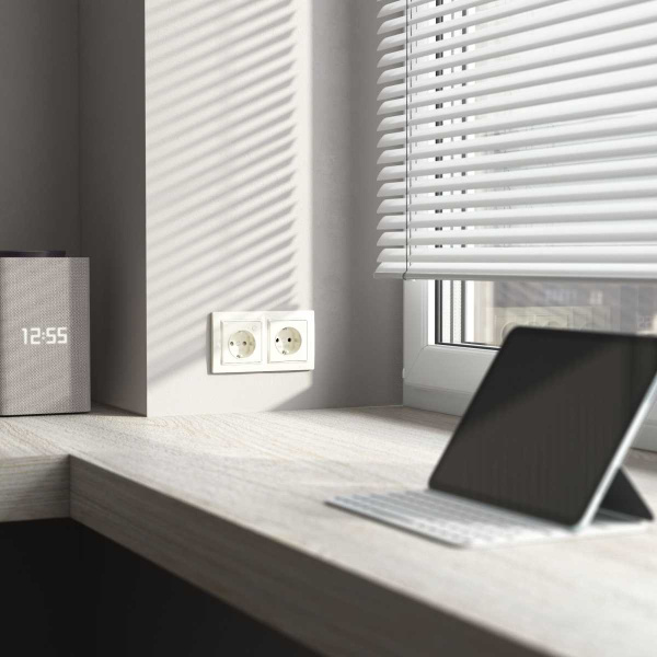 Рамка на 2 поста Werkel Snabb basic белый W0022001 4690389161346