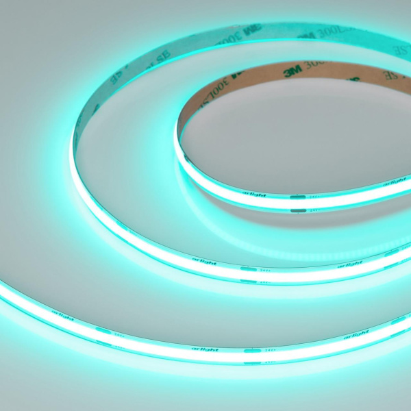 Светодиодная лента COB-X480-8mm 24V Emerald (8 W/m, IP20, 5m) Arlight 047742
