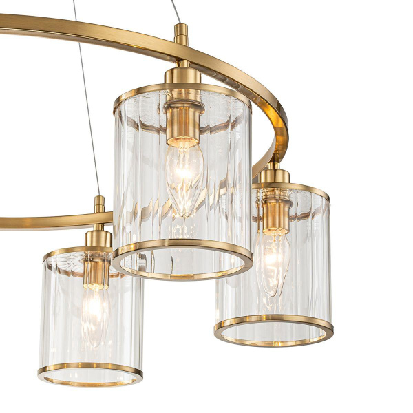 Подвесная люстра Indigo Dante 13022/6P Brass V000405