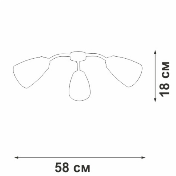 Потолочная люстра Vitaluce V3187-0/3PL
