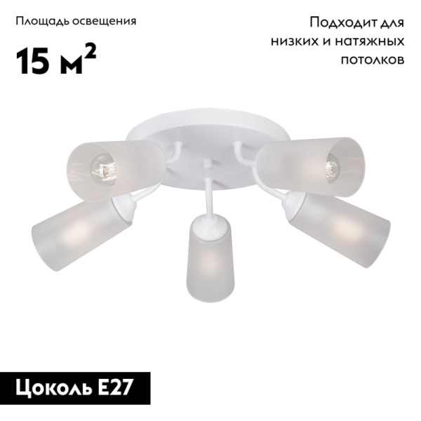 Потолочная люстра Vitaluce V3762-0/5PL