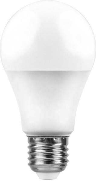 Лампа светодиодная Feron E27 7W 2700K Шар Матовая LB-91 25444