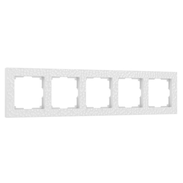 Рамка Werkel Hammer на 5 постов белый W0052401 4690389163531