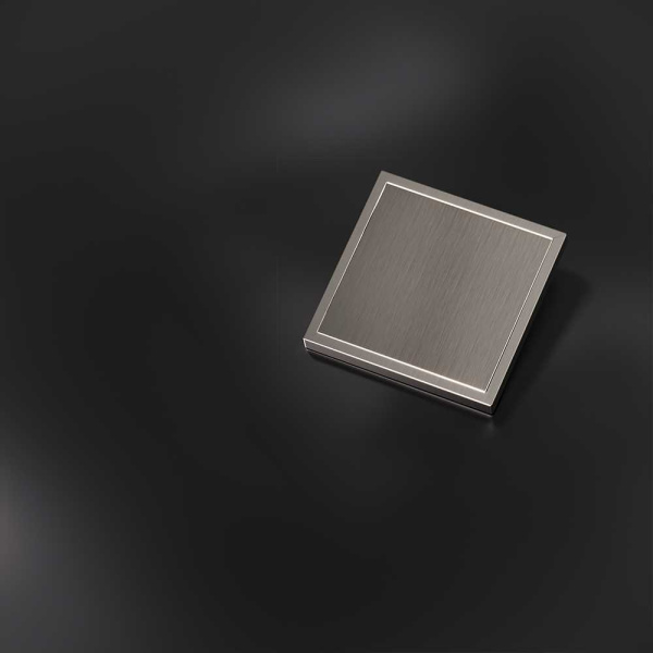 Клавиша для выключателя/переключателя одноклавишного, S70 Metal (никель) Voltum VLSM000111