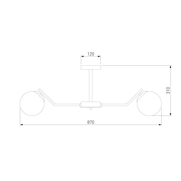 Подвесная люстра Eurosvet Frost 70154/8 латунь