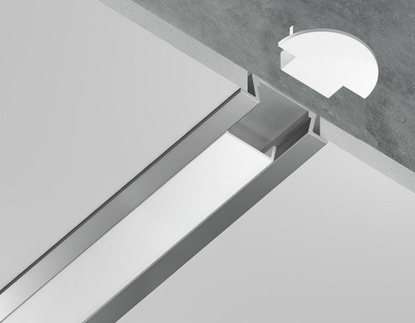 Встраиваемый профиль с рассеивателем Ambrella Illumination GP1001AL