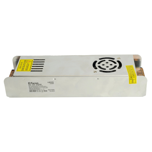 Блок питания для светодиодной ленты Feron LB009 12V 350W IP20 29A 21499