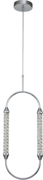 Подвесной светодиодный светильник Indigo Ellisse 14005/1P Chrome V000027L