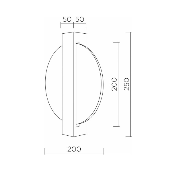 Настенный cветильник LED4U L7366-2 BS