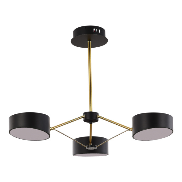 SLE6005-402-03 Светильник потолочный Черный/Черный LED 3*10W