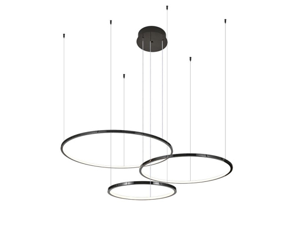 Подвесной светодиодный светильник Newport Loren 15103/S black glossy М0068827
