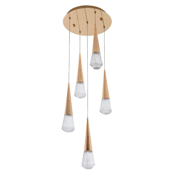 Подвесной светодиодный светильник Modelux ML.3315.5 GD