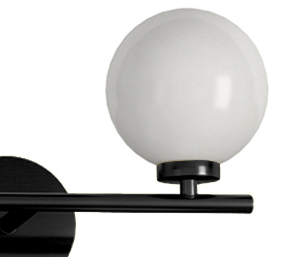 07504-2,19(g4) Бра Сида черный w30*6 h17 G4 2*5W (Led лампы в комплекте)