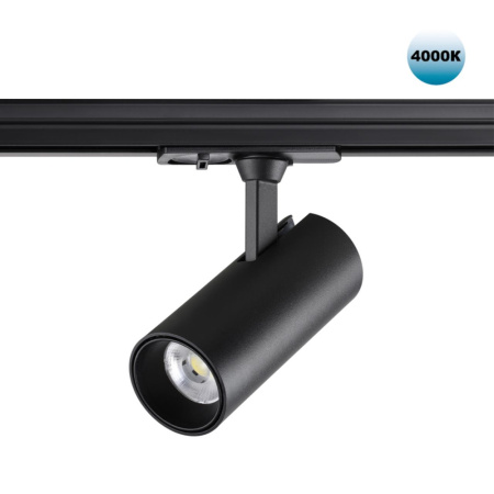 359150 PORT NT23 000 черный Светильник трековый однофазный двухжильный IP20 LED 15W 220V 4000К 1440Л