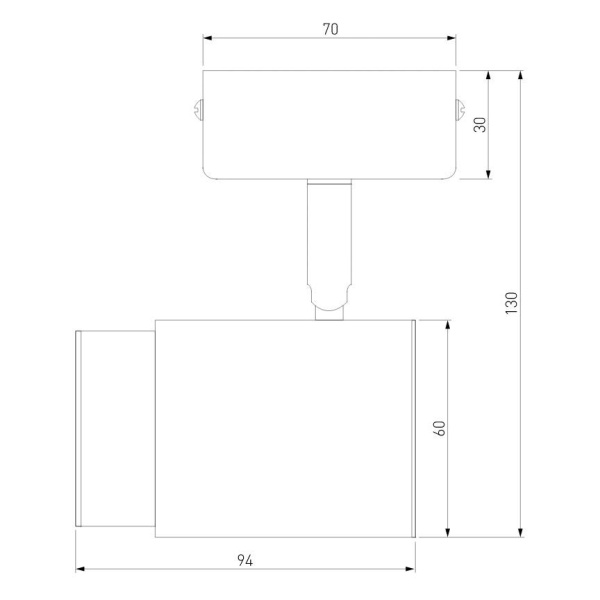 Спот Eurosvet Morgan 20124/1 черный