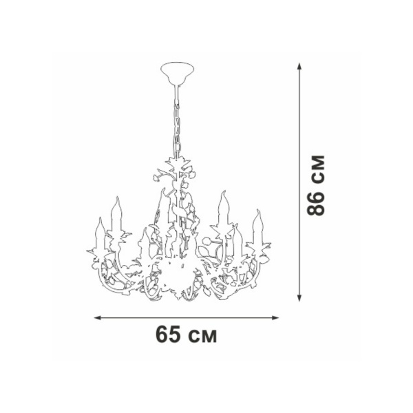 Подвесная люстра Vitaluce V1823-0/6