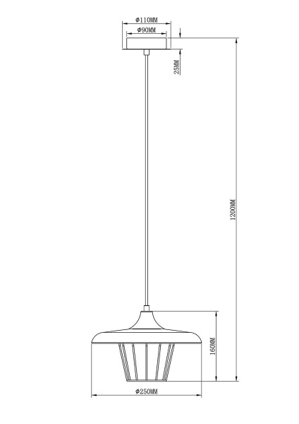 Подвесной светильник Moderli Alisa V2840-1P