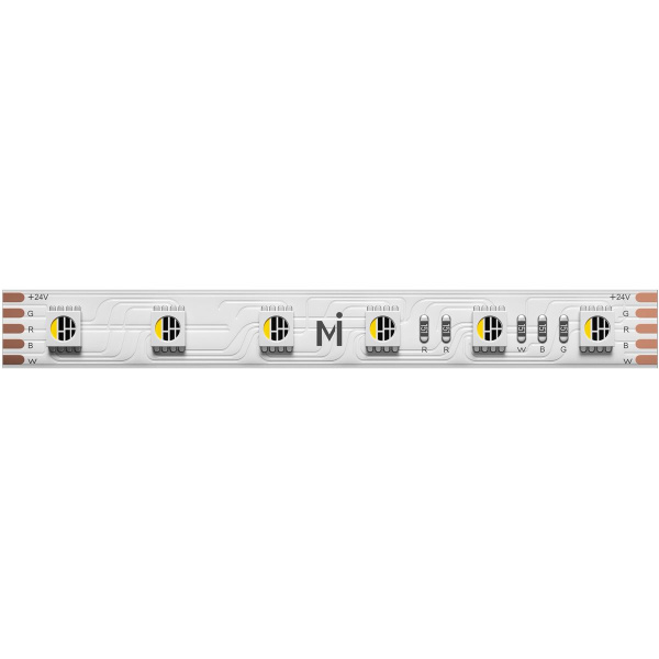 Светодиодная лента Maytoni 19,2W/m 60LED/m 5050SMD теплый белый + RGB 5M 201134