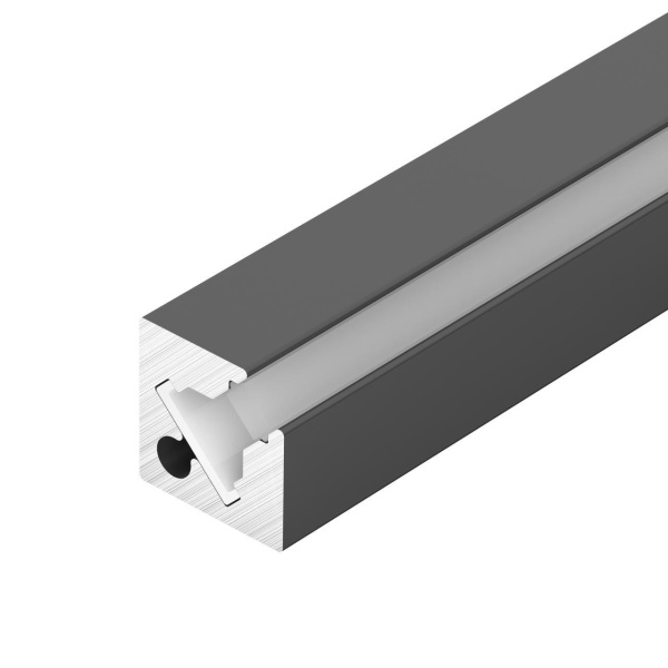 Профиль с экраном SL-KANT-H10-SQUARE-2000 IRON GREY Arlight 055325