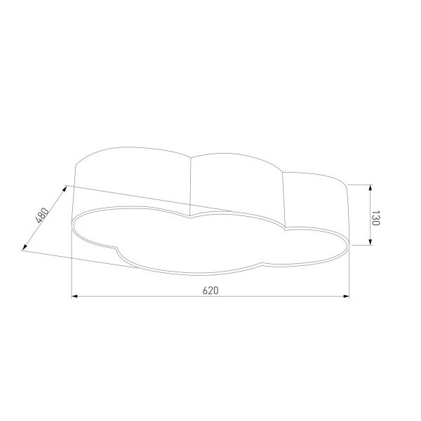 Потолочный светильник TK Lighting 1534 Cloud