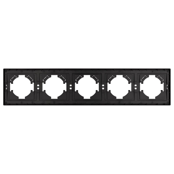 Рамка пластиковая FRM-TENDO-SFPL-5-BK Arlight 054657
