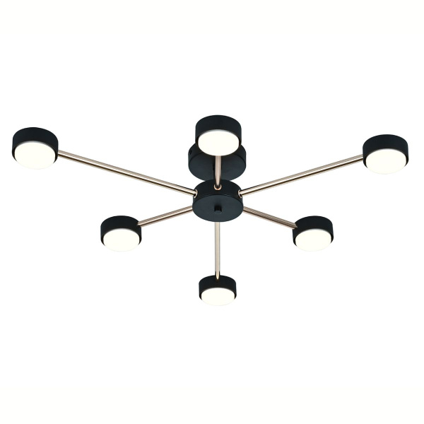Потолочный светильник Escada Luminix 120008/6R Black/Gold ES0000094
