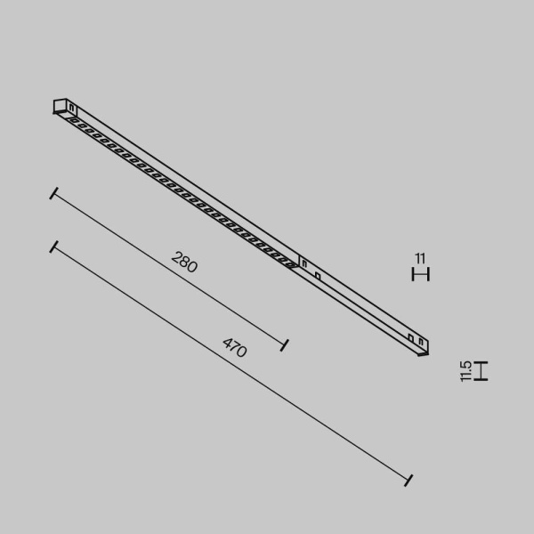 Трековый светильник Maytoni Technical EXILITY X Points TR241-4-6WTW-DSZ-B