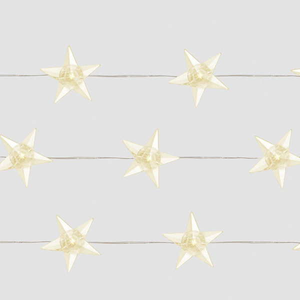 Светодиодная гирлянда Feron Звездочки USB теплый белый без мерцания CL571 41644