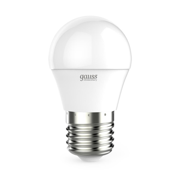 Лампа светодиодная Gauss E27 10W 4100K матовая 53220