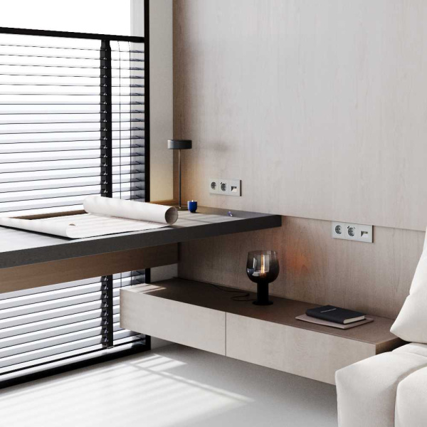 Рамка пластиковая Voltum S70 на 3 поста, (сталь) VLS100305