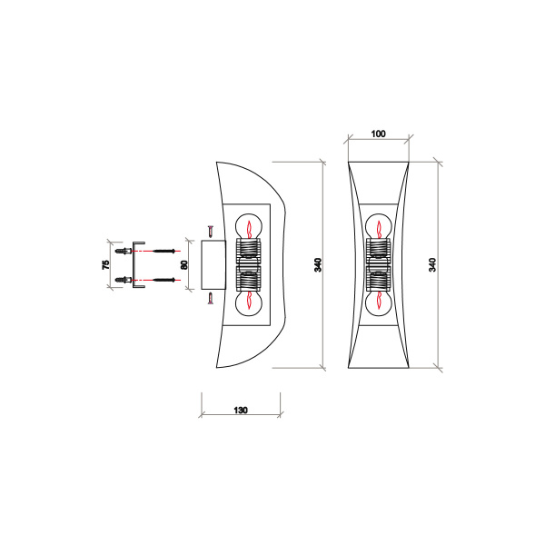 Бра Vele Luce Hellion VL5703W02
