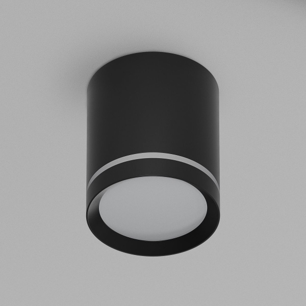 Накладной светодиодный светильник Denkirs Ribe DK4013-BK